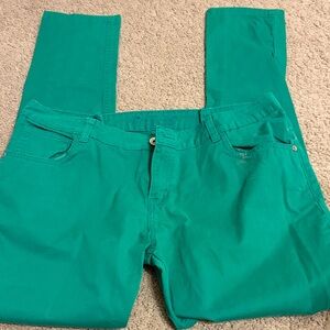 Women's Green Skinny Pants